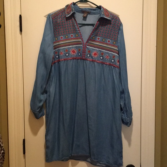 chelsea and theodore denim dress